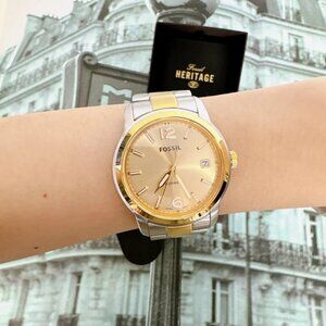 FOSSIL ME3228 Fossil Heritage Automatic Two-Tone Stainless Steel Watch